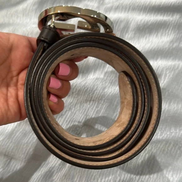 GG Supreme canvas belt finished with an interlocking G buckle. - Picture 12 of 13